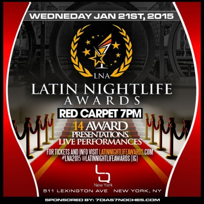 Event - Latin Nightlife Awards in New York - New York, New York - January 21, 2015 | concert tickets