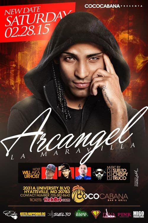 Event - Arcangel concert Maryland - Adelphi, Maryland - February 28, 2015 | concert tickets