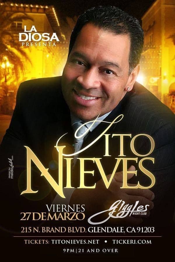 Event - Tito Nieves en Los Angeles - Glendale, California - March 27, 2015 | concert tickets