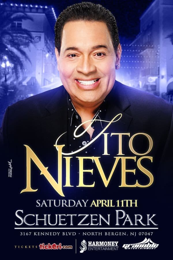 Event - Tito Nieves en New Jersey - North Bergen, New Jersey - April 11, 2015 | concert tickets