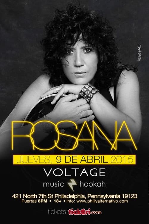 Event - Rosana en Philadelphia (NUEVA FECHA) - Philadelphia, Pennsylvania - April 9, 2015 | concert tickets