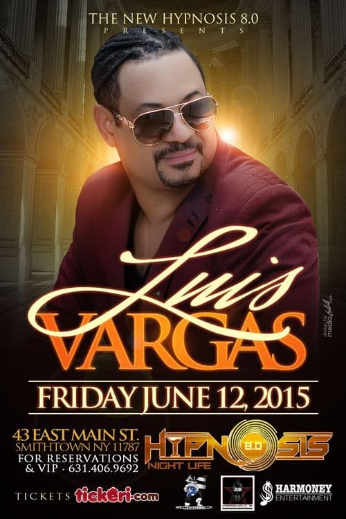 Event - Luis Vargas en New York - Smithtown, New York - June 12, 2015 | concert tickets