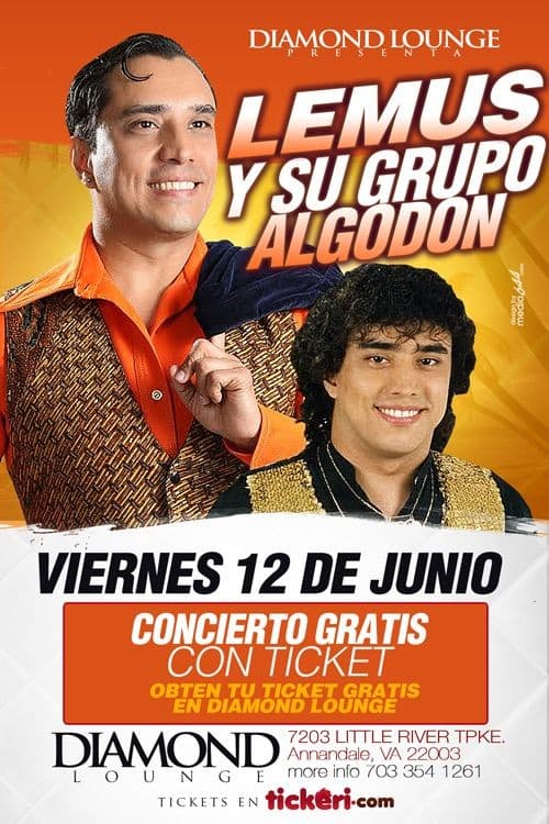 Event - Lemus y su Grupo Algodon en Virginia GRATIS con - Annandale, Virginia - June 12, 2015 | concert tickets