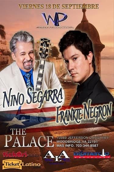 Event - Nino Segarra y Frankie Negron en Virginia - Woodbridge, Virginia - September 18, 2015 | concert tickets