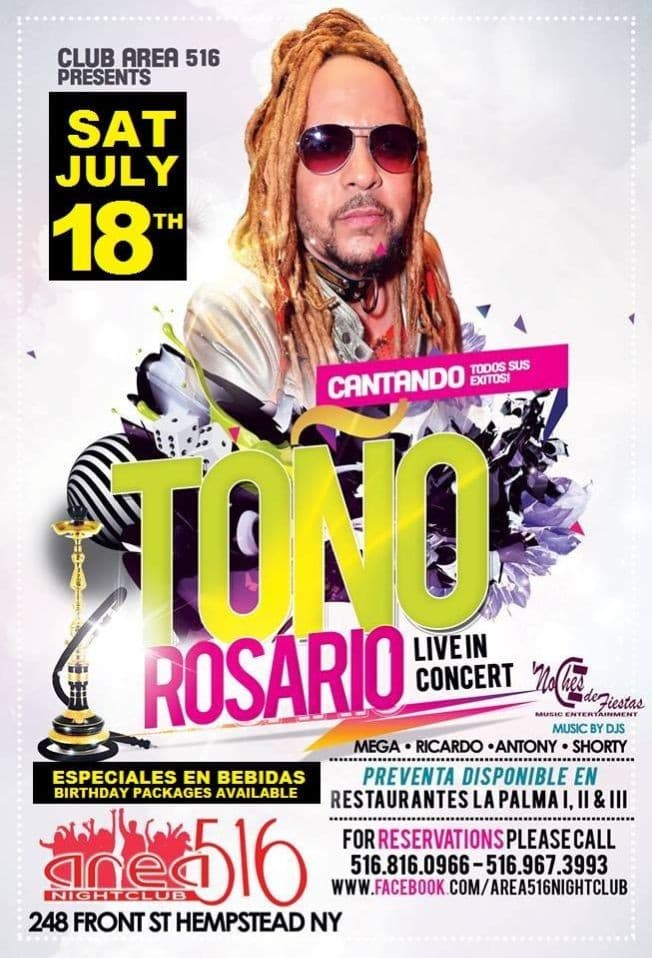 Event - Tono Rosario en New York - Hempstead, New York - July 18, 2015 | concert tickets