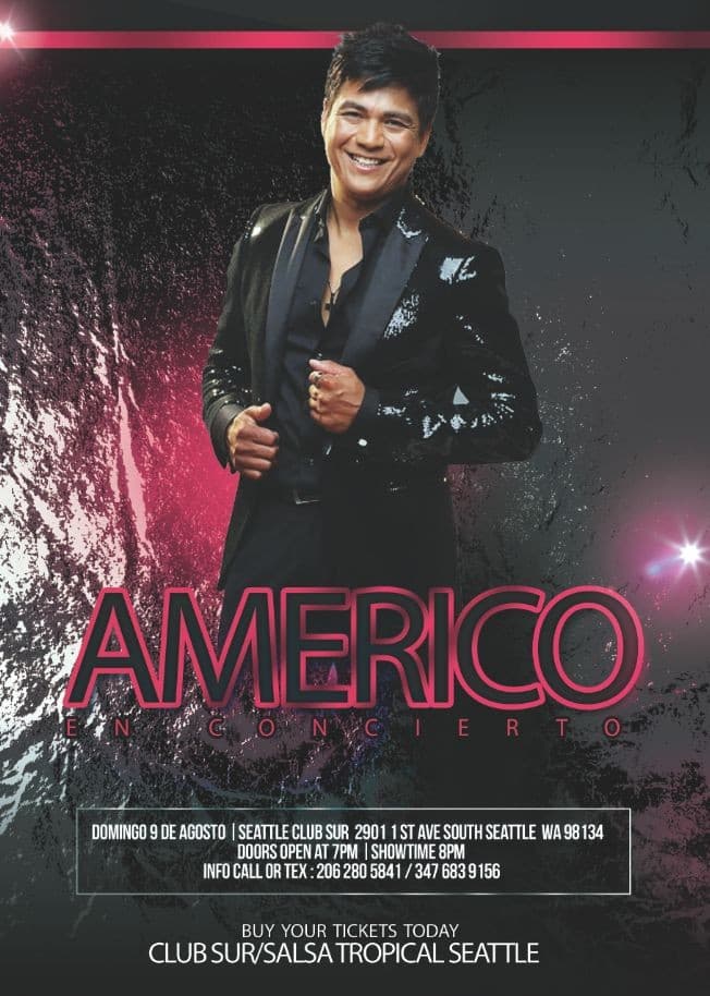 Event - AMERICO en seattle - Seattle, Washington - August 9, 2015 | concert tickets