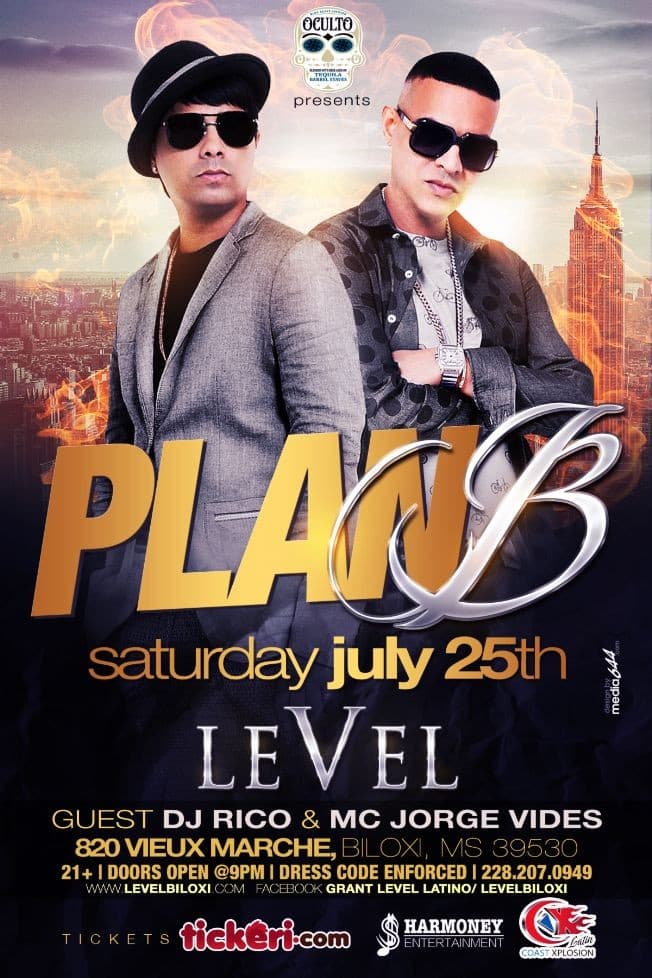 Event - Plan B Live Biloxi Ms - Biloxi, Mississippi - July 25, 2015 | concert tickets