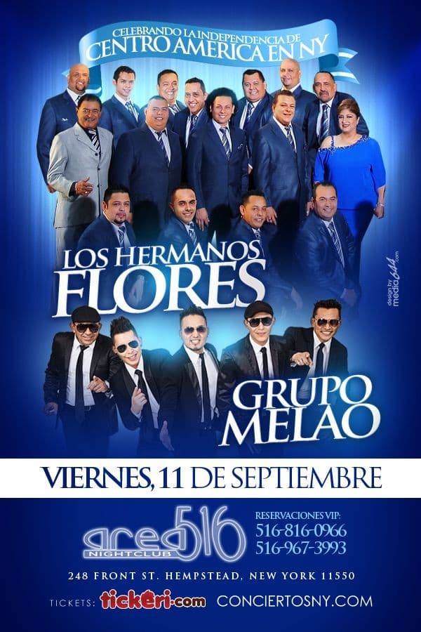 Event - Los Hermanos Flores y Grupo Melao en New York - Hempstead, New York - September 11, 2015 | concert tickets