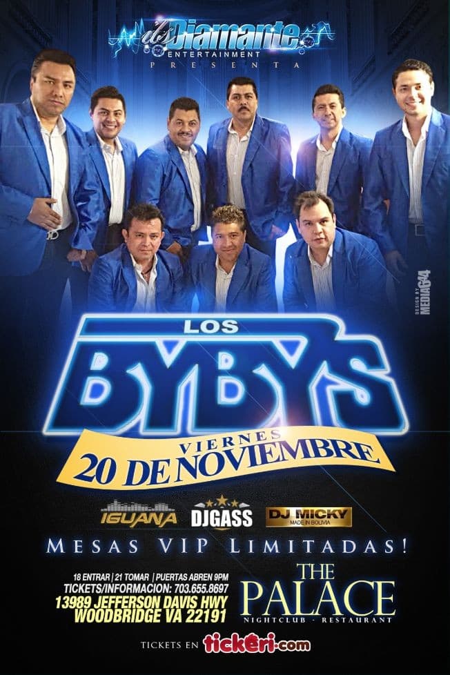 Event - LOS BYBYS Mega Concierto! - Woodbridge, Virginia - November 20, 2015 | concert tickets