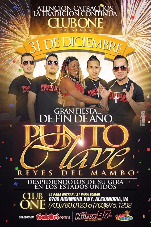 Event - Fiesta de Fin de Año con Punto Clave en Virginia - Alexandria, Virginia - December 31, 2015 | concert tickets