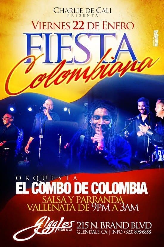 Event - FIESTA COLOMBIANA - Glendale, California - January 22, 2016 | concert tickets