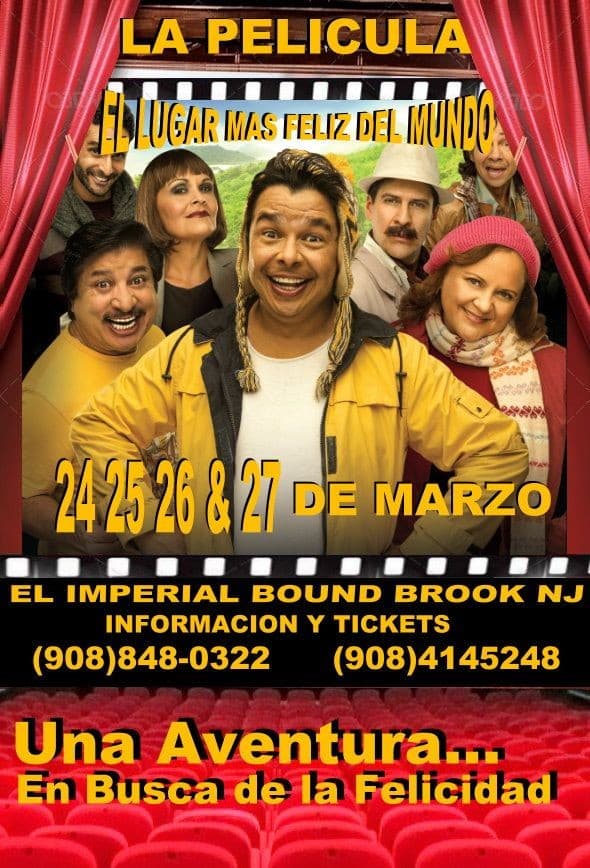 Event - El Lugar Mas Feliz Del Mundo VIERNES - Bound Brook, New Jersey - March 25, 2016 | concert tickets