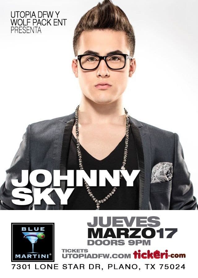 Event - Johnny Sky en Concierto - Plano, Texas - March 17, 2016 | concert tickets