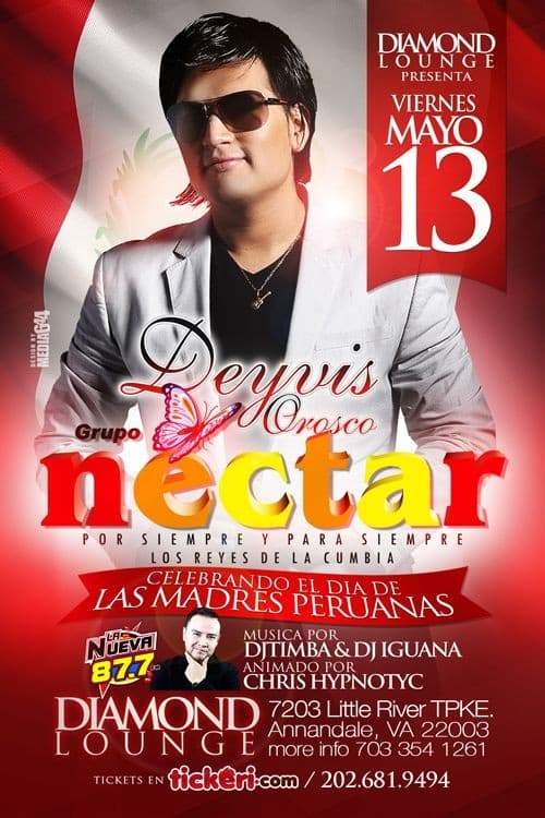 Event - Grupo Nectar en Virginia - Annandale, Virginia - May 13, 2016 | concert tickets