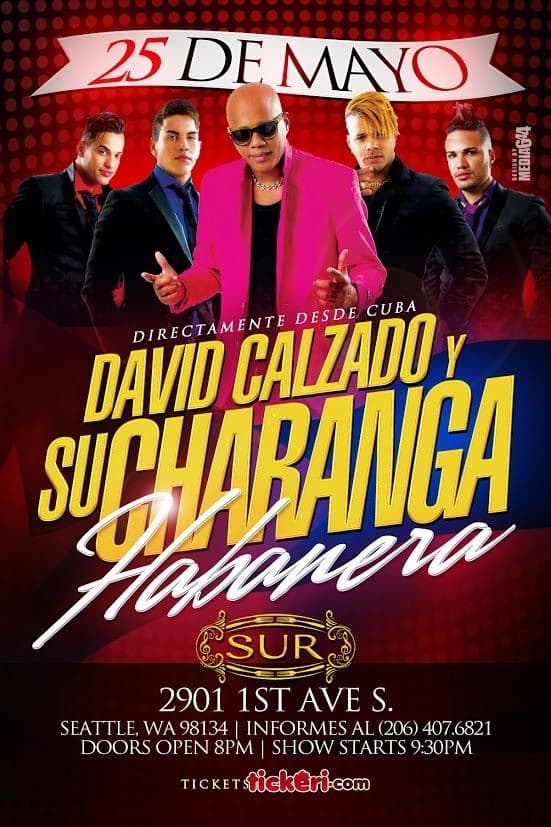 Event - LA CHARANGA HABANERA EN SEATTLE - Seattle, Washington - May 25, 2016 | concert tickets