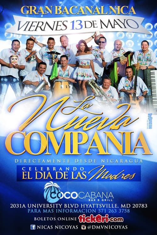 Event - La Nueva Compañia en Hyattsville,MD - Adelphi, Maryland - May 13, 2016 | concert tickets