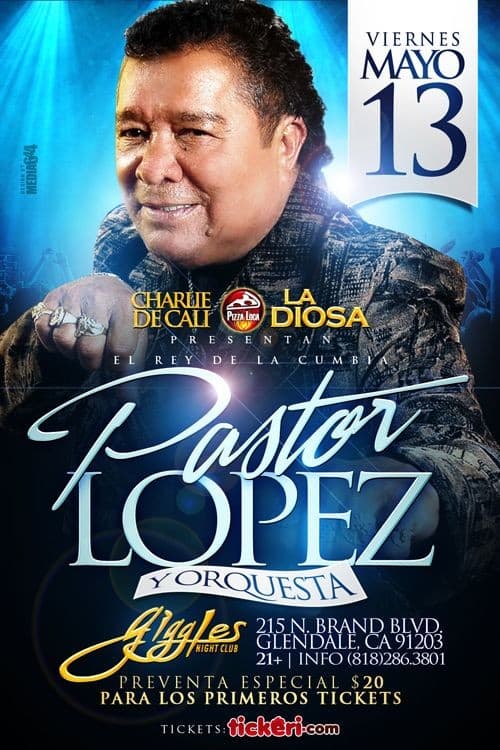 Event - PASTOR LOPEZ EN LOS ANGELES - Glendale, California - May 13, 2016 | concert tickets