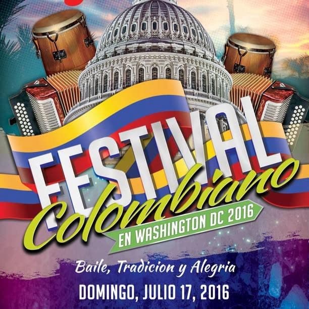 Event - THE INTERNATIONAL COLOMBIAN FESTIVAL WASHINGTON DC 2016 - Washington, District Of Columbia - July 17, 2016 | concert tickets