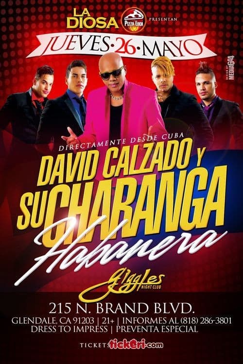 Event - LA CHARANGA HABANERA EN LOS ANGELES - Glendale, California - May 26, 2016 | concert tickets