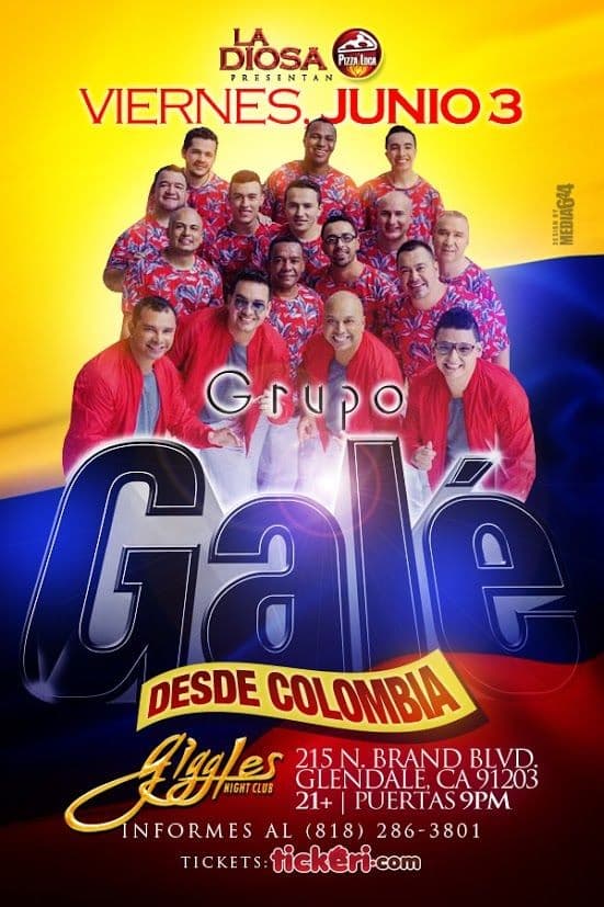 Event - GRUPO GALE EN LOS ANGELES - Glendale, California - June 3, 2016 | concert tickets