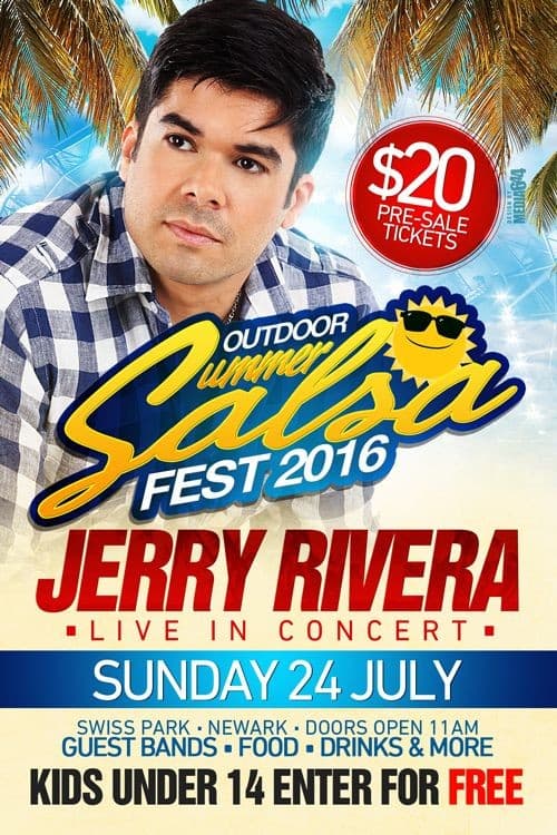 Event - Jerry Rivera in concert @ " Summer Salsa Festival - Newark, California - July 24, 2016 | concert tickets