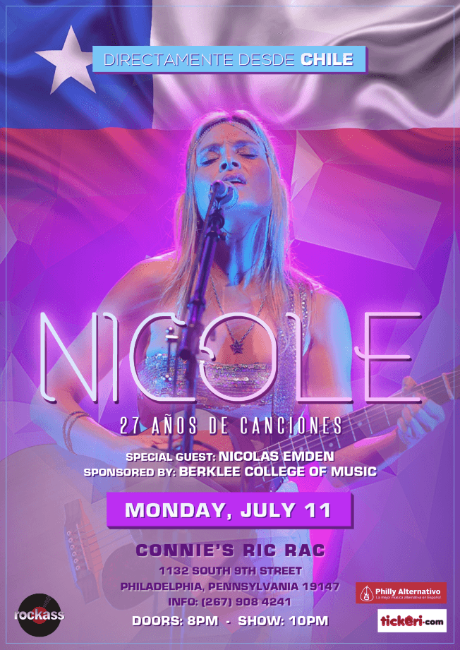 Event - Nicole en concierto Philadelphia - Philadelphia, Pennsylvania - July 11, 2016 | concert tickets