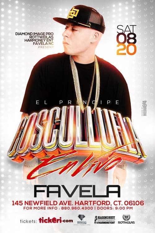 Event - Cosculluela El Principe en vivo CANCELED - Hartford, Connecticut - August 20, 2016 | concert tickets