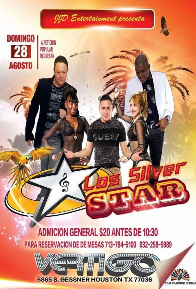 Event - Los Silver Star en concierto - Houston, Texas - August 28, 2016 | concert tickets