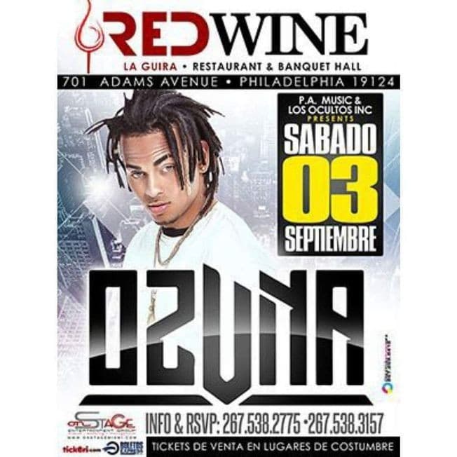 Event - Ozuna En Concierto - Philadelphia, Pennsylvania - September 3, 2016 | concert tickets