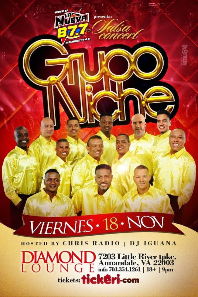 Event - Grupo Niche En Concierto - Annandale, Virginia - November 18, 2016 | concert tickets