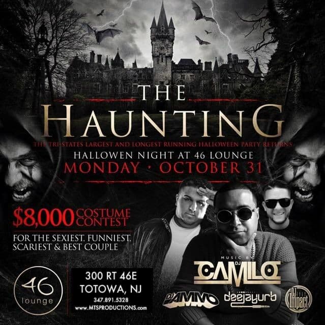 Event - HALLOWEEN NIGHT AT 46 LOUNGE NJ. - Totowa, New Jersey - October 31, 2016 | concert tickets