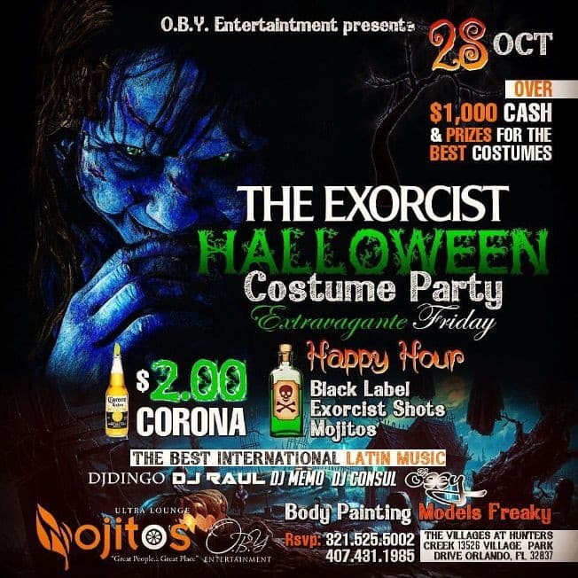 Event - The Exorcist Halloween Costume Party in Orlando FL - Orlando, Florida - October 28, 2016 | concert tickets