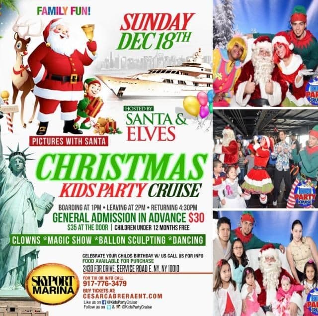 Event - Christmas Kids Party Cruise - New York, New York - December 18, 2016 | concert tickets