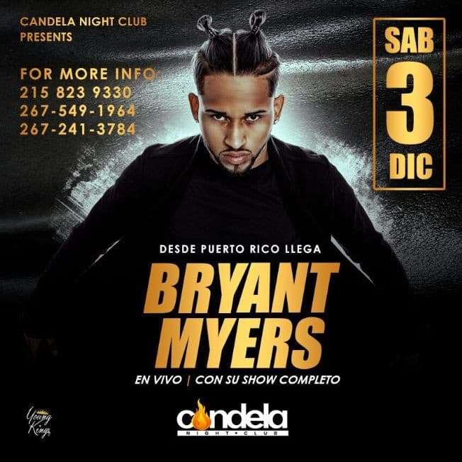 Event - Bryant Myers Live! - Philadelphia, Pennsylvania - December 3, 2016 | concert tickets