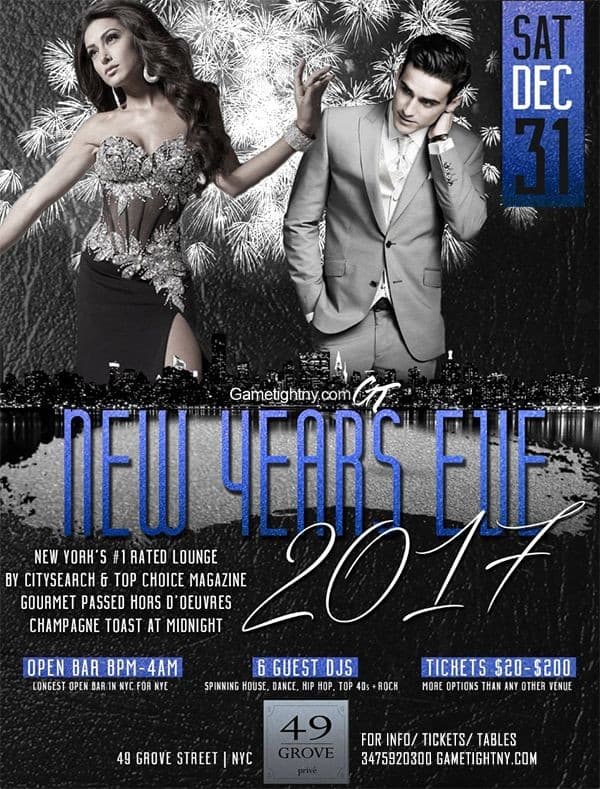 Event - NEW YEAR'S EVE 2017 AT 49 GROVE - New York, New York - December 31, 2016 | concert tickets