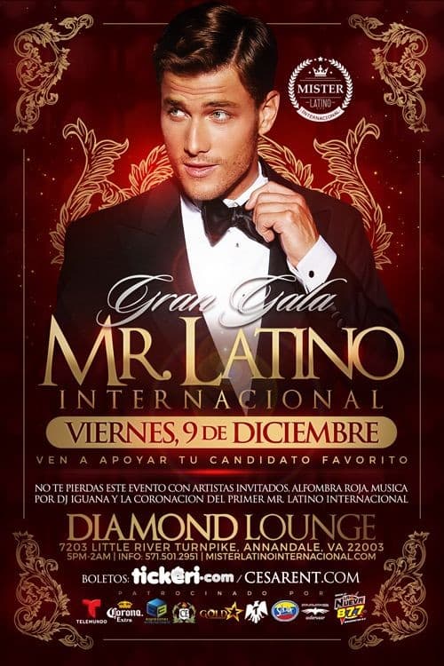 Event - Mr. Latino Internacional - Annandale, Virginia - December 9, 2016 | concert tickets