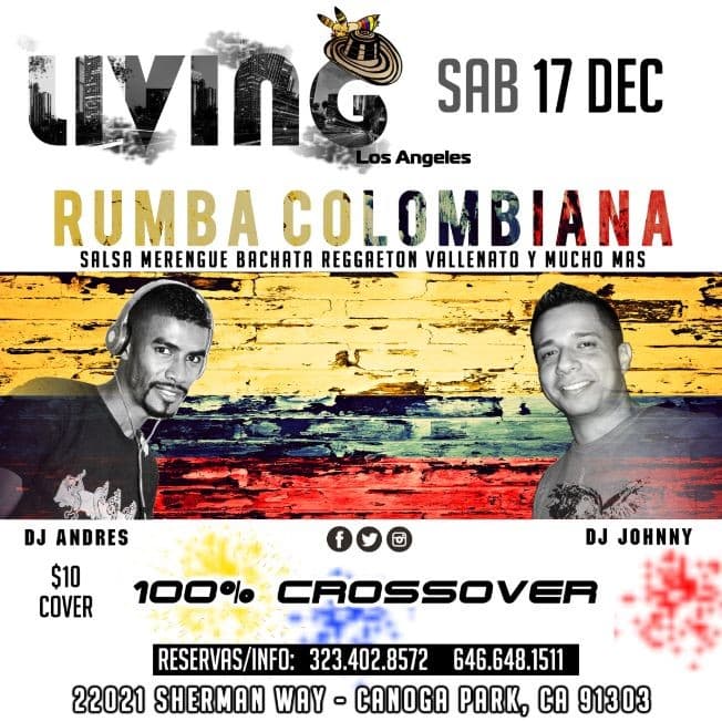 Event - Rumba Colombia - Los Angeles - Canoga Park, California - December 17, 2016 | concert tickets