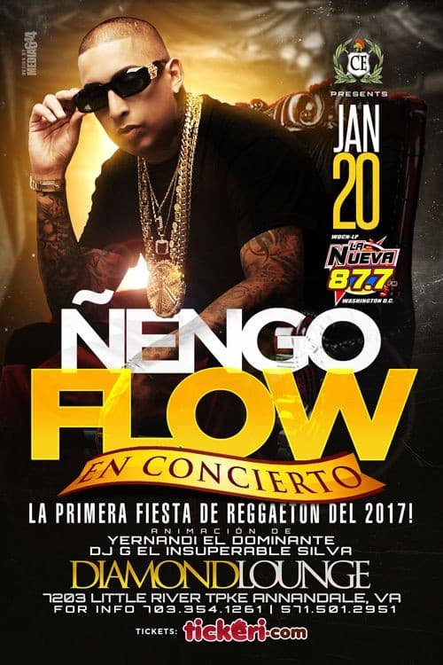 Event - Nengo Flow en Concierto - Annandale, Virginia - January 20, 2017 | concert tickets