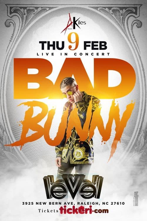 Event - Bad Bunny Live - Raleigh, North Carolina - February 9, 2017 | concert tickets