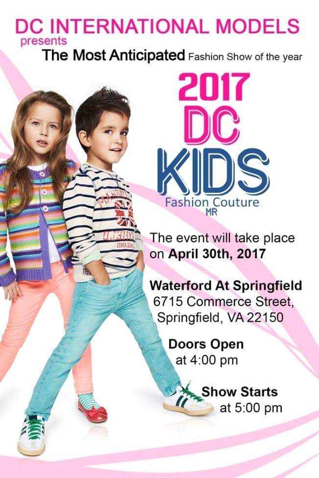 Event - DC KIDS FASHION COUTURE 2017 - Springfield, Virginia - 30 de abril de 2017 | concert tickets