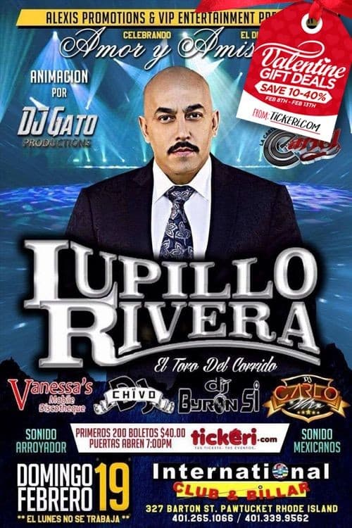 Event - Lupillo Rivera En Rhode Island - Pawtucket, Rhode Island - February 19, 2017 | concert tickets