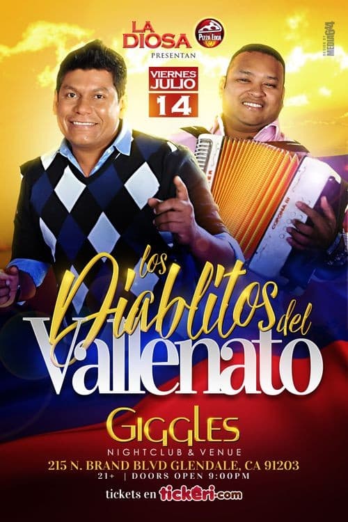 Event - LOS DIABLITOS DEL VALLENATO EN LOS ANGELES - Glendale, California - July 14, 2017 | concert tickets