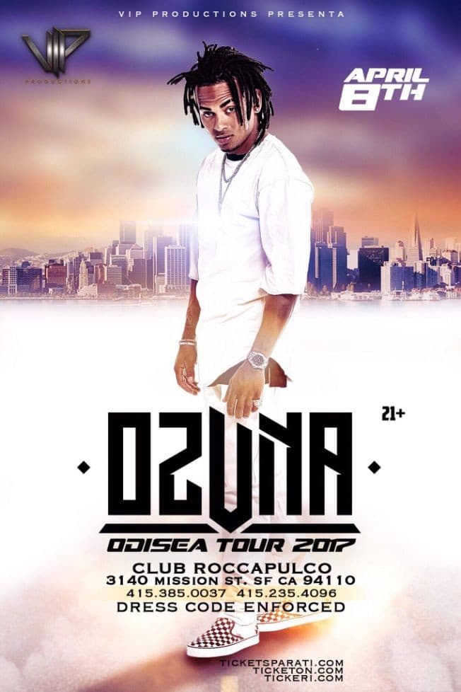 Event - Ozuna Odisea Tour en San Francisco CA - San Francisco, California - April 8, 2017 | concert tickets