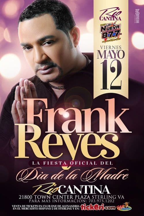 Event - Frank Reyes en concierto - Sterling, Virginia - May 12, 2017 | concert tickets