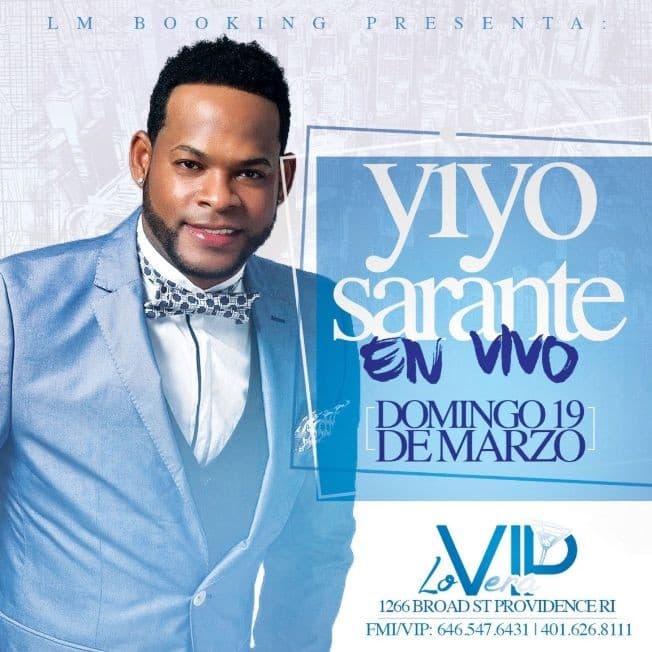 Event - Yiyo Sarante en Vivo - Providence, Rhode Island - March 19, 2017 | concert tickets