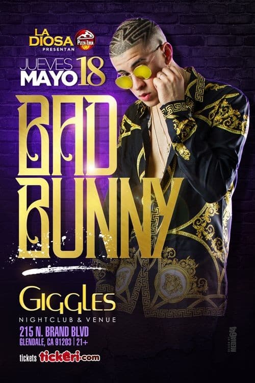 Event - BAD BUNNY EN LOS ANGELES - Glendale, California - May 18, 2017 | concert tickets