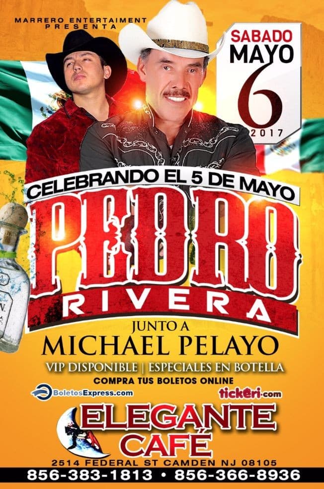 Event - Pedro Rivera en Camden,NJ - Camden, New Jersey - May 6, 2017 | concert tickets