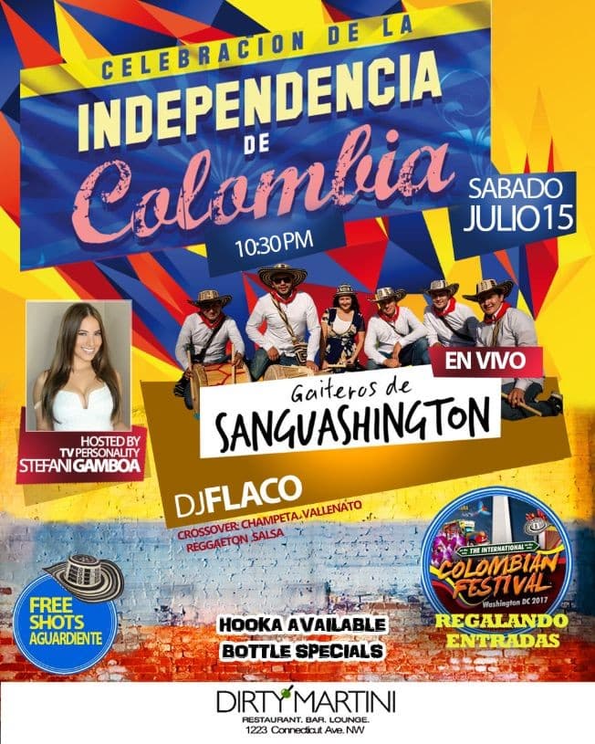 Event - Independencia de Colombia en Washington,DC - Washington, District Of Columbia - July 15, 2017 | concert tickets