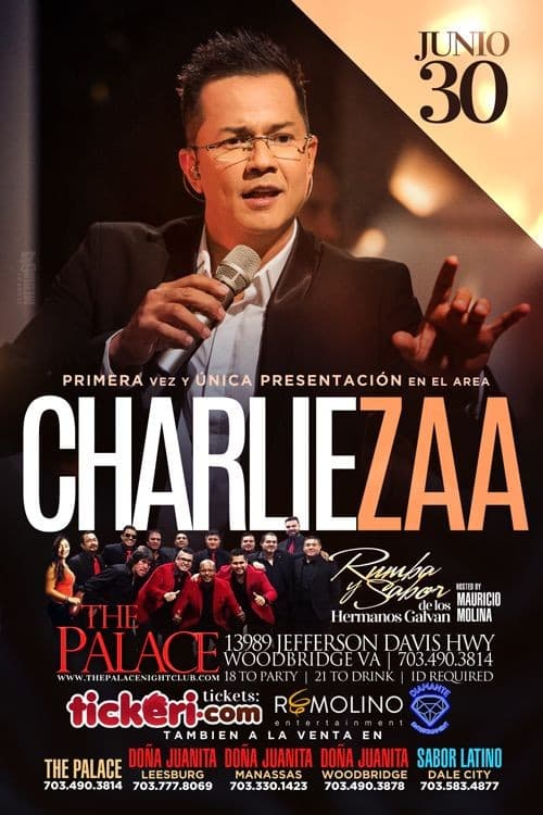 Event - Charlie Zaa en Woodbridge,VA - Woodbridge, Virginia - June 30, 2017 | concert tickets