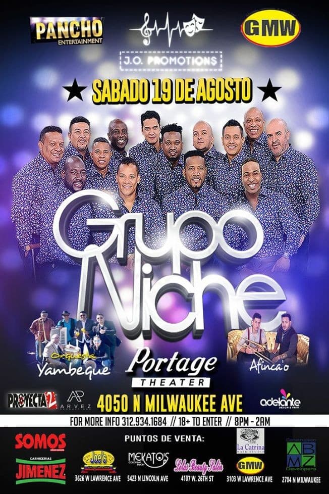 Event - Grupo Niche en Chicago IL - Chicago, Illinois - August 19, 2017 | concert tickets